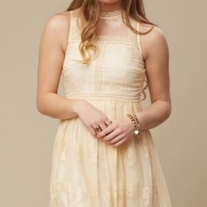 Altar'd State Lace Dress in Cream